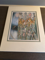 Four Seasons Matted Print (NO FRAME) by Pawnee McEntire; Signed & Numbered (87/500)