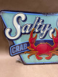 Salty Sea Shack Metal Sign Sealed