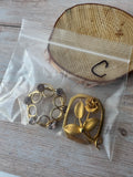 Pair of Gold Tone Brooches (C)