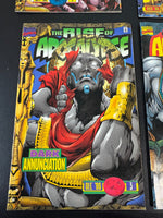 (F) Lot of 4 Marvel The Rise of the Apocalypse Complete Set Comics