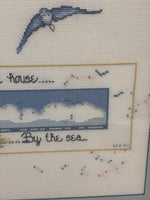 Hand Stitched Beach Scene