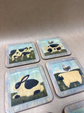 Pimpernel Farm Animals Coasters // 2 Available // PRICED INDIVIDUALLY