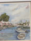 View of Hamilton Paget, Bermuda Watercolor Print by Sue Quarles; Signed