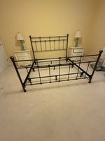 King Metal Bed with Metal Bed Frame