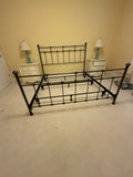 King Metal Bed with Metal Bed Frame