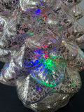 Mercury Style Glass Christmas Tree with White & Colored Lights (WORKS) (2 AVAILABLE—PRICED INDIVIDUALLY)