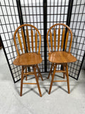 Pair of 30" Swivel Bar Stools