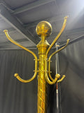 Brass Vintage Coat Rack Hall Tree