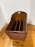 Wooden Cradle Magazine Holder