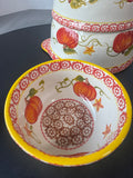 4-Piece Temptations Pumpkin Patch Nesting Mixing Bowls
