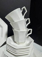 27-Piece Johnson Brothers England Heritage White China Set