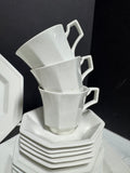 27-Piece Johnson Brothers England Heritage White China Set