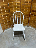 Petite White Painted Chair
