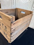 H.F. Byrd Virginia Vintage Wooden Apple Crate