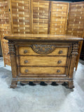 Vanguard Furniture Carved Three Drawer Dresser ***HEAVY ITEM***