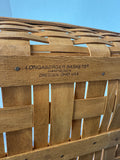 1993 Longaberger Hostess Serving Basket with Plastic Liner