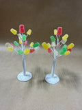 Pair Of Decorative Mini Gumdrop Trees