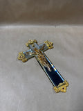 Jewel Of The Renaissance Mirrored Crucifix — The Franklin Mint // With Box