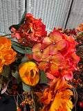 Assorted Lot of Autumn Faux Florals & Picks