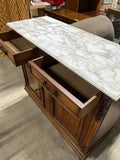 Marble Top Server ***HEAVY ITEM***