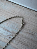 20” Silver Tone Chain Necklace (A)
