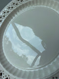 Hartley Greens Leeds Pottery England Creamware Pierced Dinner Plate (4 AVAILABLE—PRICED INDIVIDUALLY AT $95 EACH)
