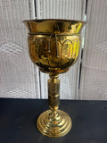 Brass Vintage Jardiniere Planter on Pedestal Stand