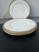 (D) 4-Piece Royal Doulton England Clarendon Fine Bone China Dinner Plates