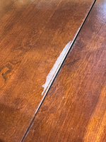 Double Pedestal Dininng Table, with (2) Leaves, (6) Chairs and Table Pads ***HEAVY ITEM***