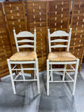 Pair of Ladder Back Bar Stools