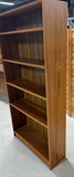 Particle Board Bookcase with Teak Veneer