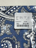 Ralph Lauren Blue Paisley Placemats, 12 pc