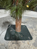 4FT Faux Fur Tree with Pine Cones & Star Lights (WORKS)