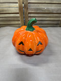 Ceramic Pumpkin Candle Holder // 2 Available // PRICED INDIVIDUALLY