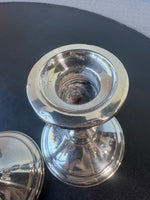 (A) Pair of Towle Sterling Silver Weighted Candlesticks