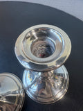 (A) Pair of Towle Sterling Silver Weighted Candlesticks