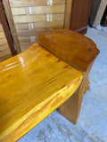 Hand Crafted Tree Trunk Bench ***HEAVY ITEM***READ DETAILS ON PICK UP POLICY***