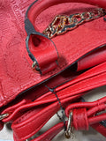 Red Juicy Couture Crossbody Purse And Mini Crossbody Purse