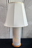 Blanc de Chine Vintage Cherry Blossom Lamp (WORKS)