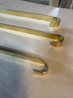 Set Of 3 Brass Wreath Holders