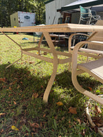Faux Tile Top Patio Table w/Six Chairs