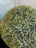 Pair of Faux Boxwood Decorative Topiary Spheres (C)