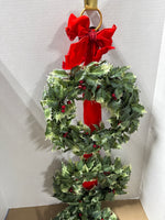 Long Holly Wreaths — 3 Wreaths