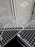 Trio of Vinyl Coated Metal Shelf Organizers