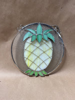 Small Round Pineapple Window Suncatcher