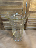 (A) Tall Bubble Glass PedestalCandle Globe
