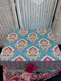 Pair of Paisley Decorative Storage Boxes