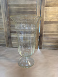 (B) Tall Bubble Glass PedestalCandle Globe