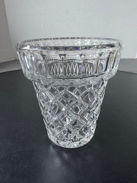 Bohemia Waterford Style Crystal Flower Pot Vase