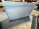 White Particle Board Console